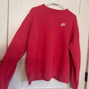 Nike women’s pink Crewneck Sweater